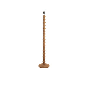 Floor lamp Ø30x135 cm CECILY wood matt grey-brown