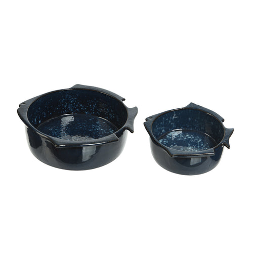 Terracotta Fish Shape Bowl Set 2