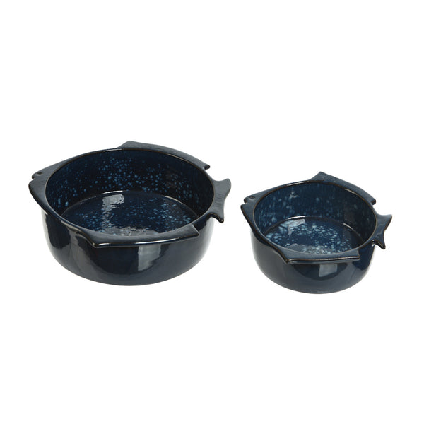 Terracotta Fish Shape Bowl Set 2