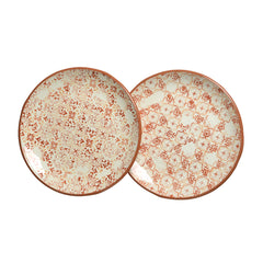 Terracotta Plate 2 Designs Each At (35.5 cm)