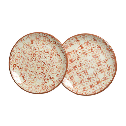 Terracotta Plate 2 Designs Each At (35.5 cm)