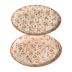 Terracotta Plate 2 Designs Each At (30.5 cm)