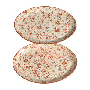 Terracotta Plate 2 Designs Each At (30.5 cm)