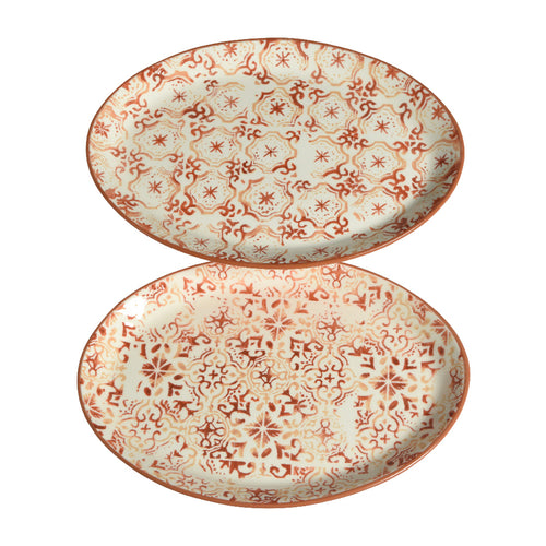 Terracotta Plate 2 Designs Each At (30.5 cm)