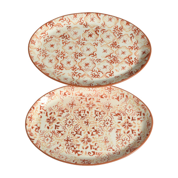 Terracotta Plate 2 Designs Each At (30.5 cm)