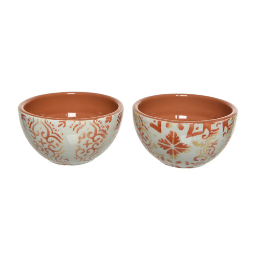 Terracotta Bowl 2 Designs (11 cm)