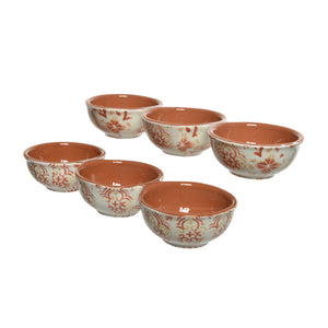 Terracotta Bowls 2 Designs (30 cm) Each At