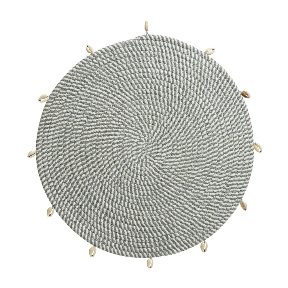 Grey Shells Placemat (38 cm)