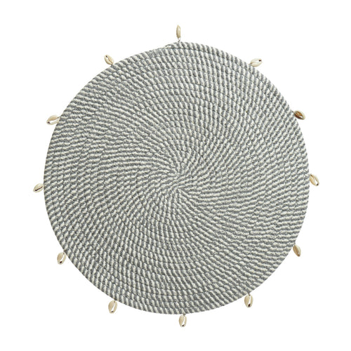 Grey Shells Placemat (38 cm)