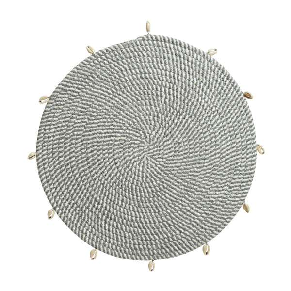 Grey Shells Placemat (38 cm)