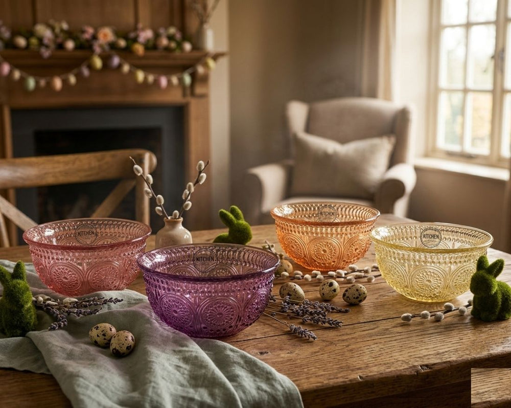 Spray Colour Glass Bowl (12.5 cm)
