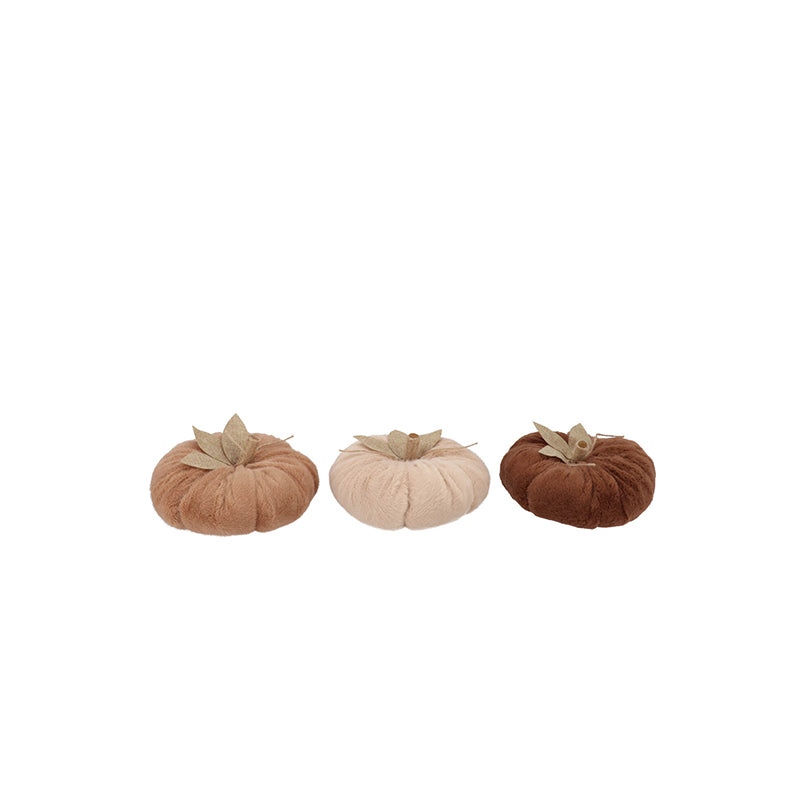 LAUREN BROWN PUMPKIN DECO ASS 13X8CM