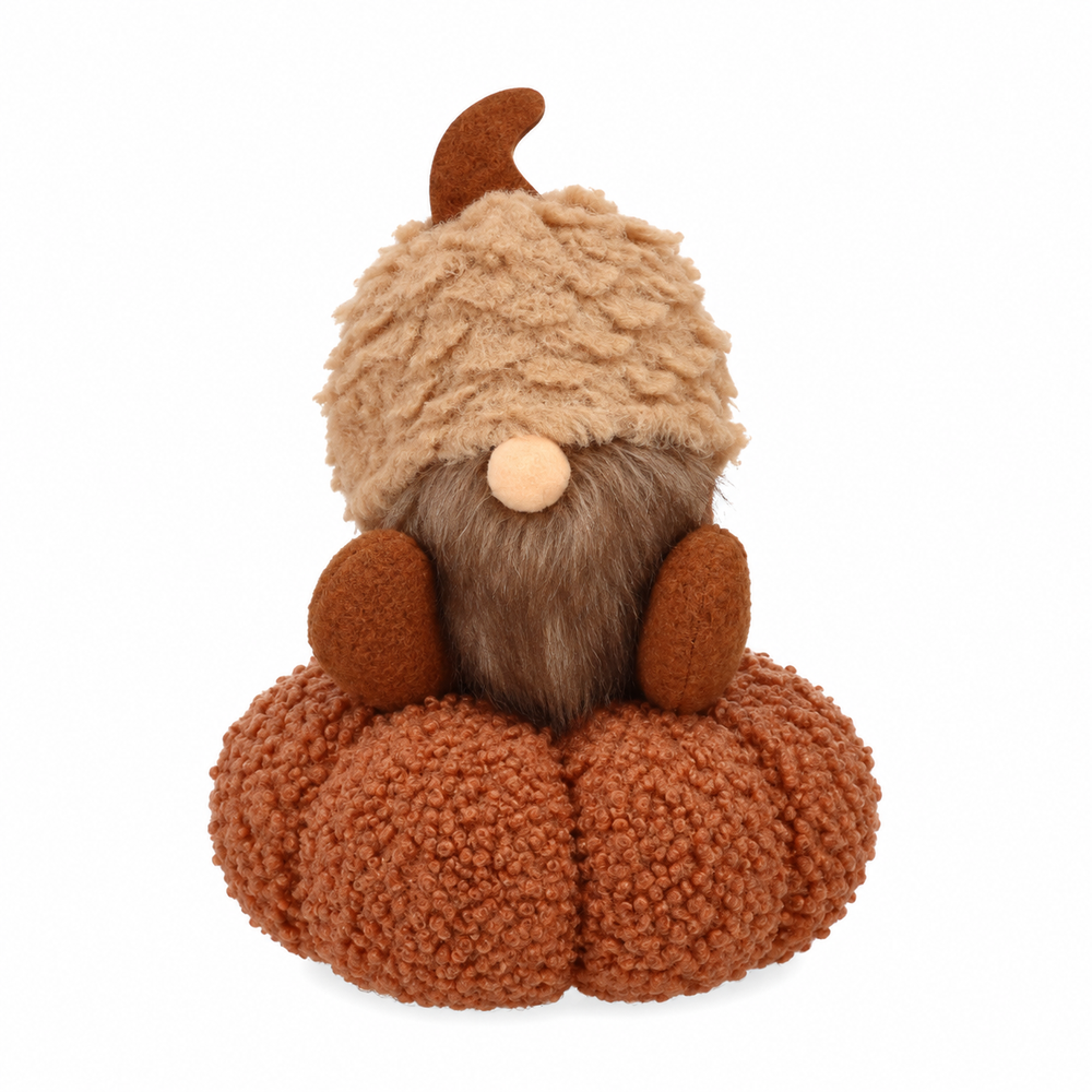 LAUREN BROWN GNOME PUMPKIN DECO ASS 12X17CM