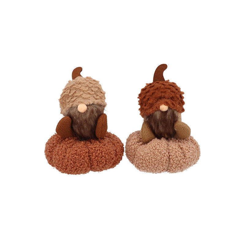 LAUREN BROWN GNOME PUMPKIN DECO ASS 12X17CM