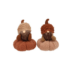 LAUREN BROWN GNOME PUMPKIN DECO ASS 12X17CM