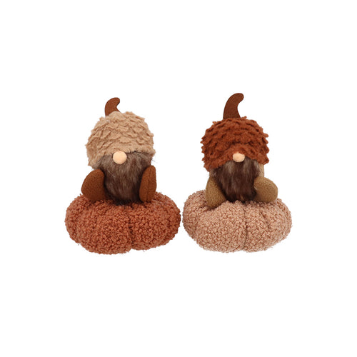 LAUREN BROWN GNOME PUMPKIN DECO ASS 12X17CM
