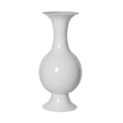 White High Gloss Enamel Iron Vase (56 cm)