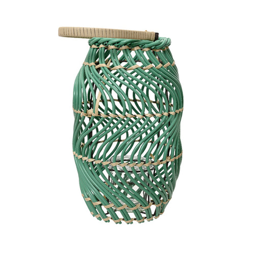 Handmade Green Plastic Lantern (29 cm)