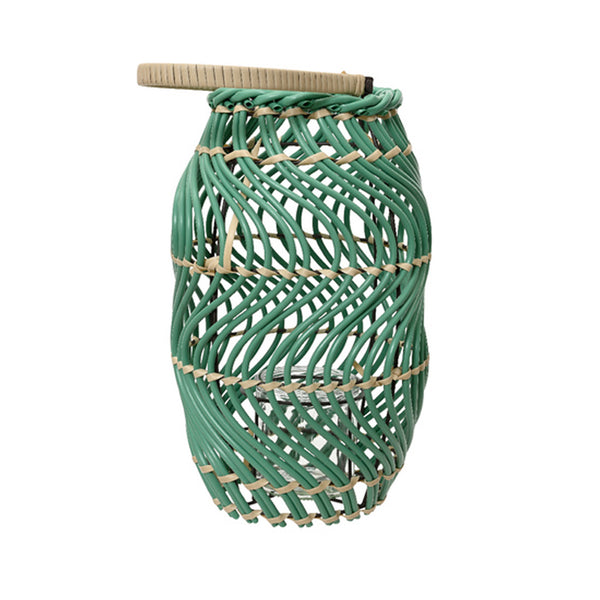 Handmade Green Plastic Lantern (29 cm)