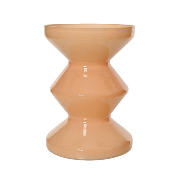 Sand Milky Finish Spray Glass Vase (24 cm)