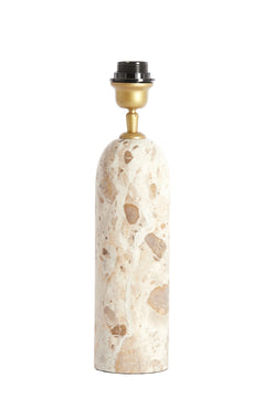 Lamp base Ø9x28 cm MALIKI marble sand