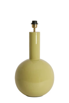Lamp base Ø31x53 cm BENAO shiny olive green