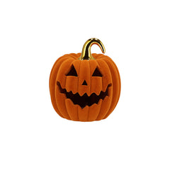 AUTUMN FLOCK SCOTTISH SPICE PUMPKIN FACE LED 13X13X14CM NM