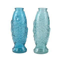 Transparent Glass Vase 2 Colors (24.2 cm) - Each At