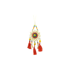 Decorative Shell With Pompom 2 Colours (15 cm) - Each At