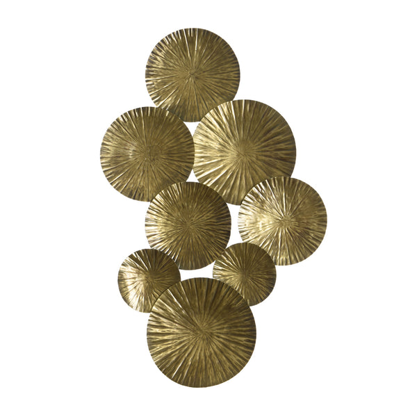 Antique Brass Iron Wall Plate (107 cm)