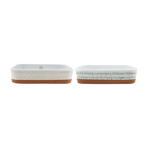 Terracotta Dish 2 Colours (28 cm)