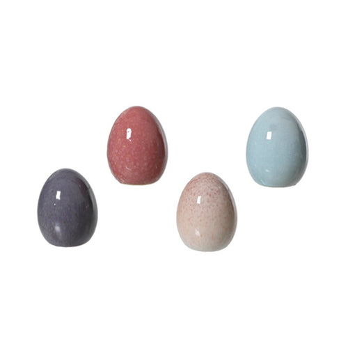 Reactive Glaze Porcelain Egg (8 cm) - Each At