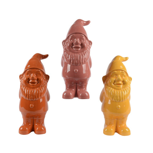 Assorted Ceramic Gnome with Shiny Heart