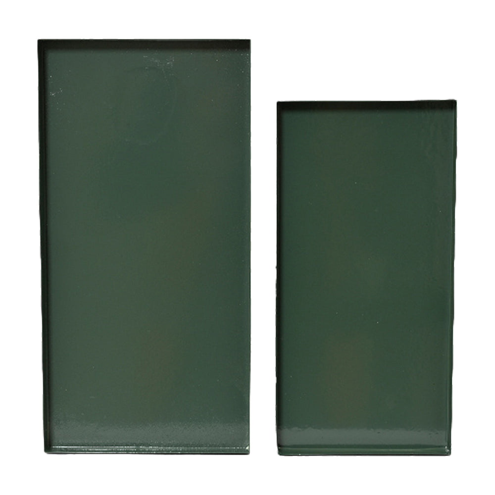 Decorative Iron Plate Set Of 2 Each At (28 cm)