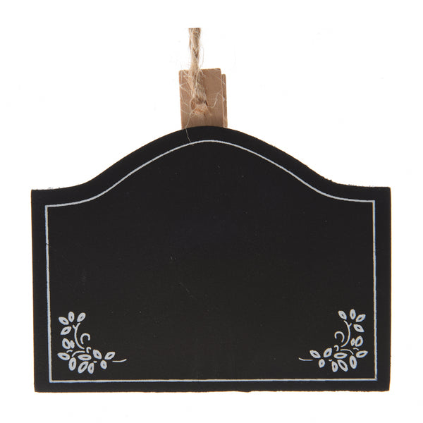 MDF Blackboard On Peg Black