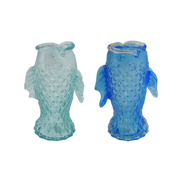 Fish Glass Vase (29 cm) - Each At