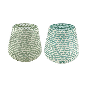 Fish Glass Tealight 2 Colors