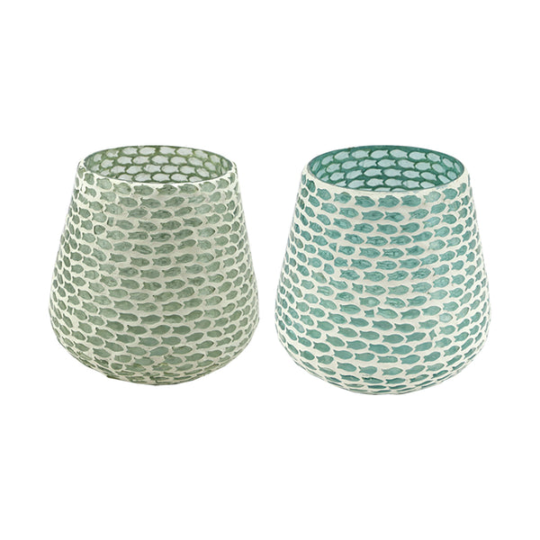 Fish Glass Tealight 2 Colors