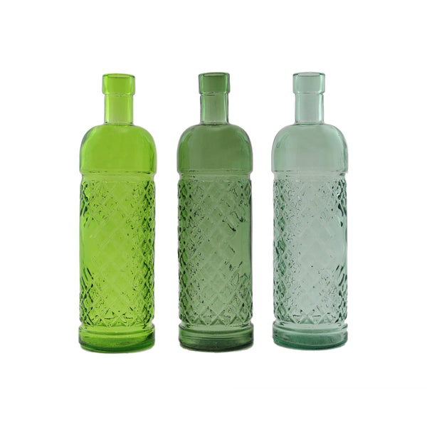 Recycled Glass Bottle Vase (24 cm)