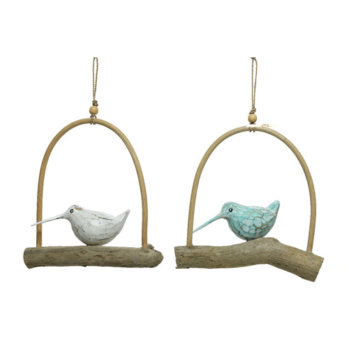 Wooden Bird Hanger (26 cm)