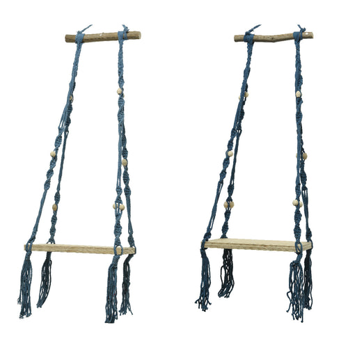 Polywood Hanger With Macrame Each At (108 cm)