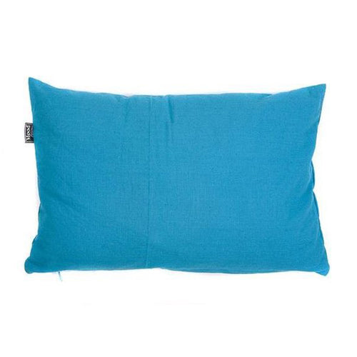 Blue Lumbar Cushion Cover (45 cm)
