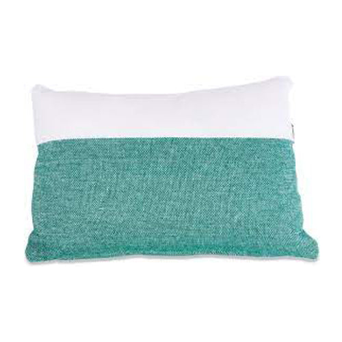 Duo Dark Green Ecru Cushion