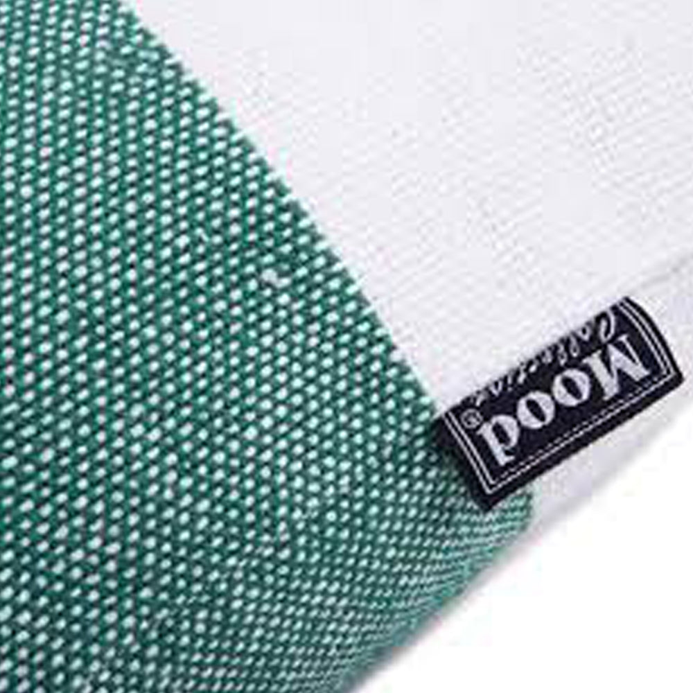 Duo Dark Green Ecru Cushion