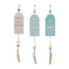 MDF Tag With Hanger 3 Colours
