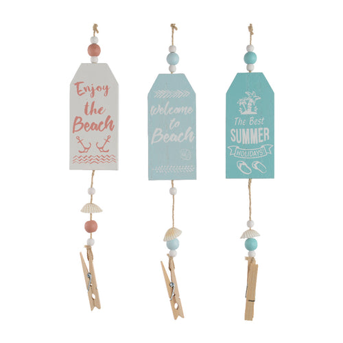 MDF Tag With Hanger 3 Colours