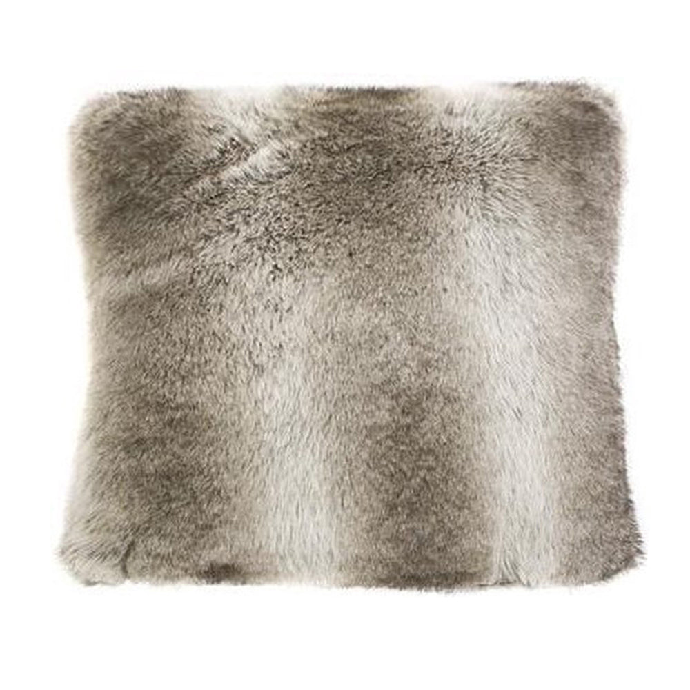 Silver Fox Fur Cushion (50x50cm)