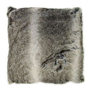 Anthracite Furry Cushion (50x50cm)