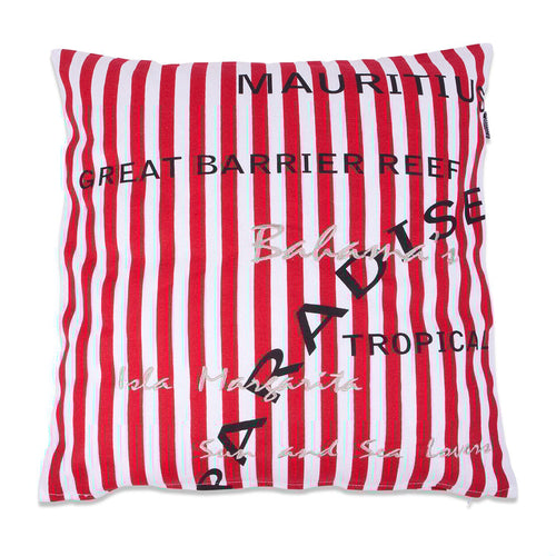 Red Mauritius Cushion Cover (50 cm)