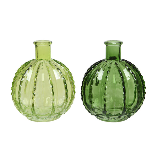 Glass Vase 2 Colors (16 cm)